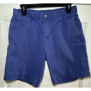 Polo Ralph Lauren Chino Shorts Men’s Sz 30 Classic Fit 9” inseam Blue Cotton